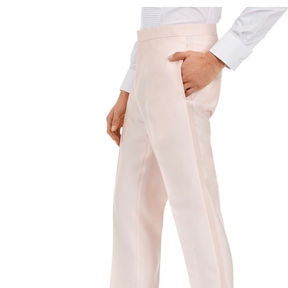 Alfani men’s 3 piece Tuxedo/suit , light Peach 46R - Picture 9 of 9